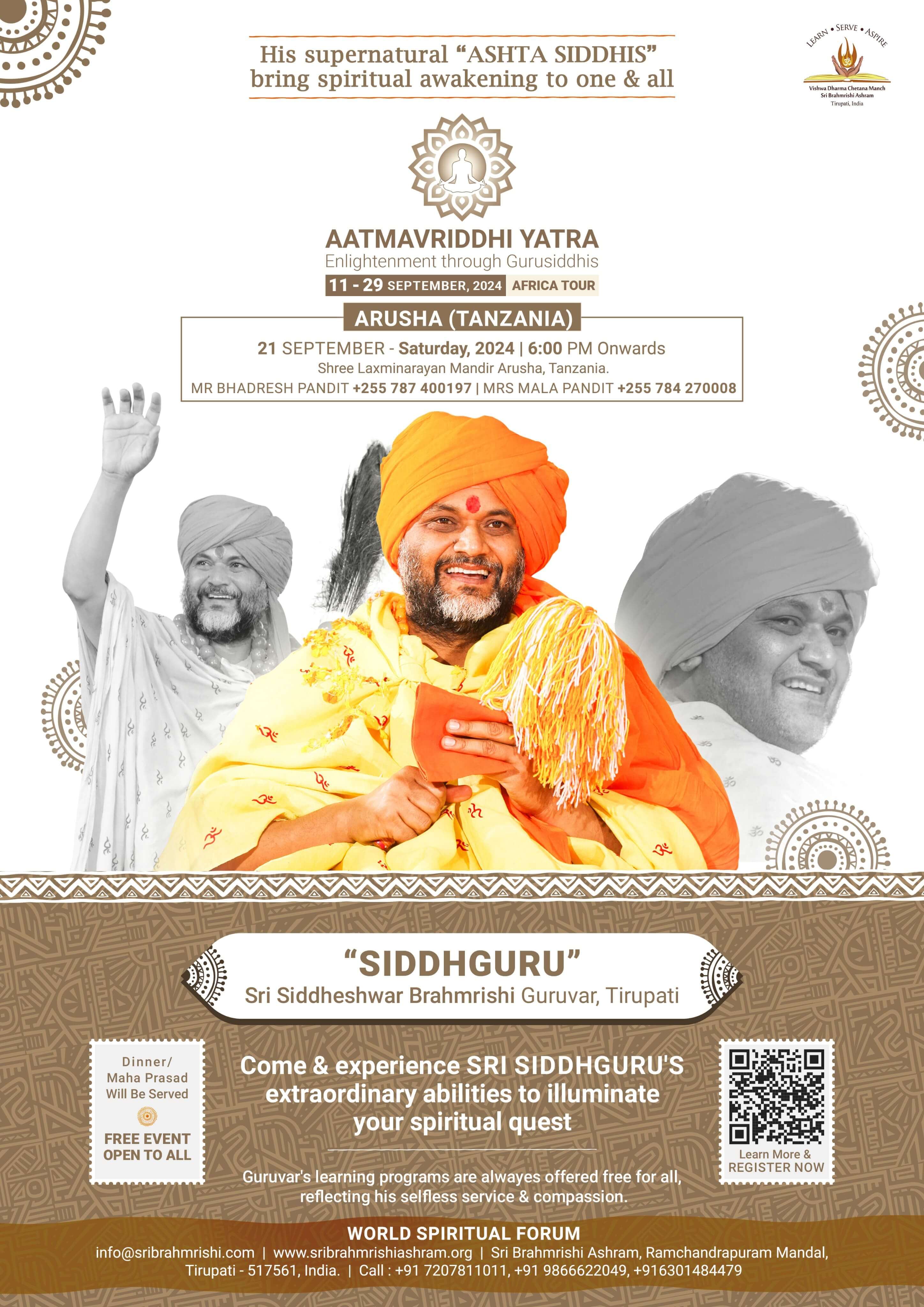 Aatmavriddhi Yatra Arusha (Tanzania)