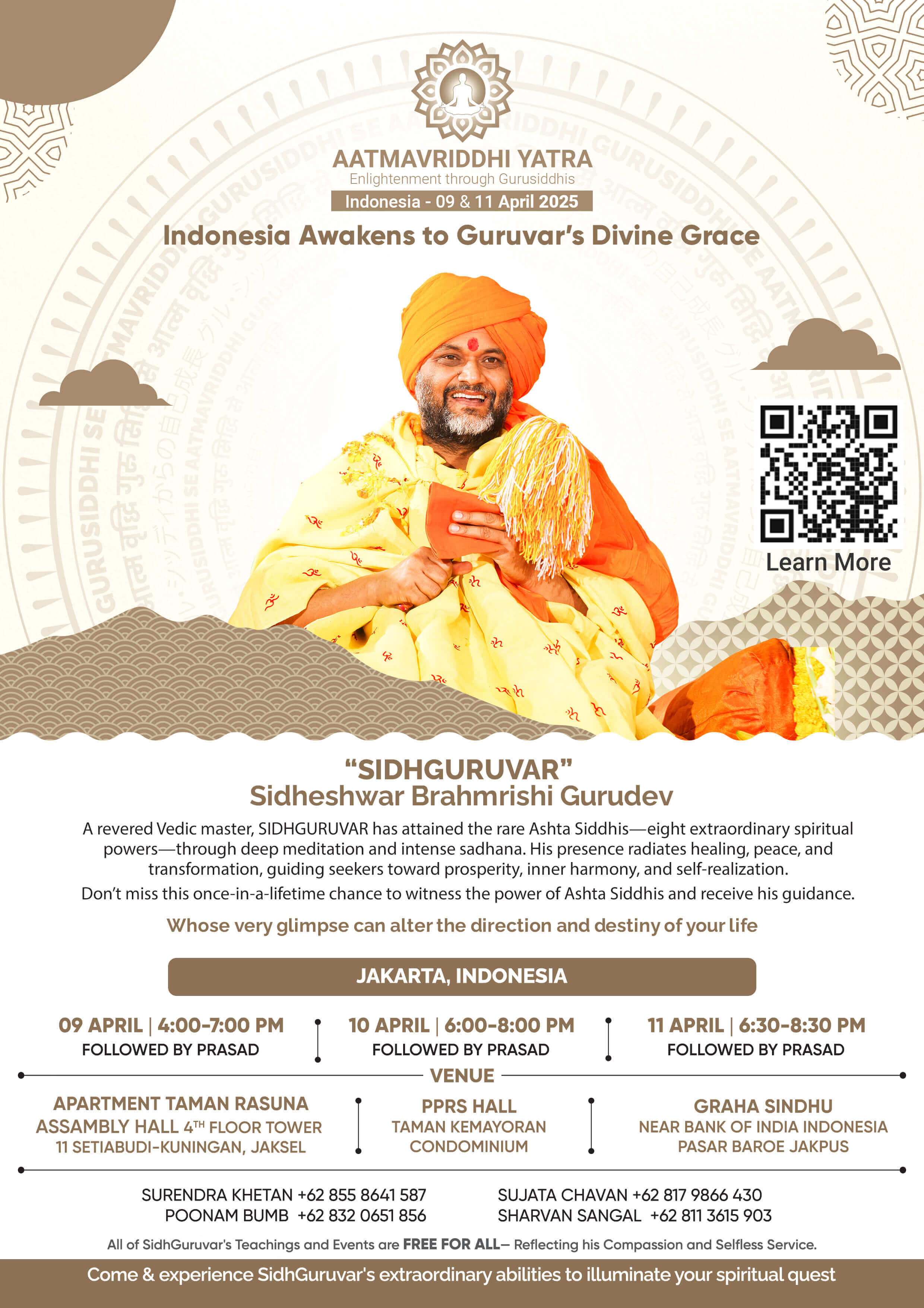 Indonesia awakens to guruvar's divine grace